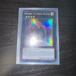 Yugioh Number 16 Shock Master 54719828 Card